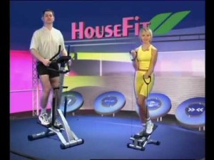 Telewizyjne ćwiczenia na stepperze